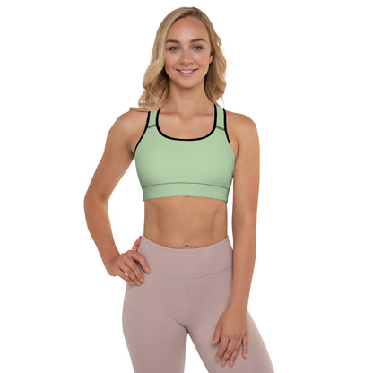 Padded Sports Bra- Light Green