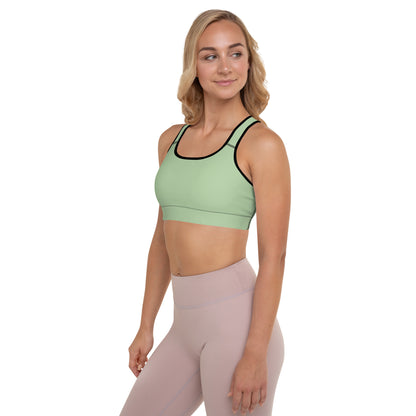 Padded Sports Bra- Light Green