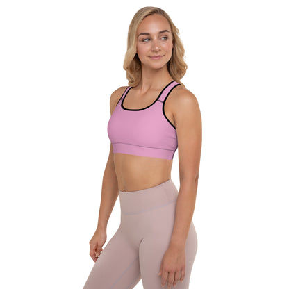 Padded Sports Bra- Pink