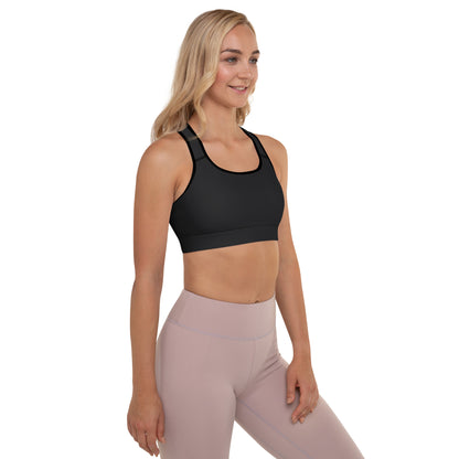 Padded Sports Bra- Black