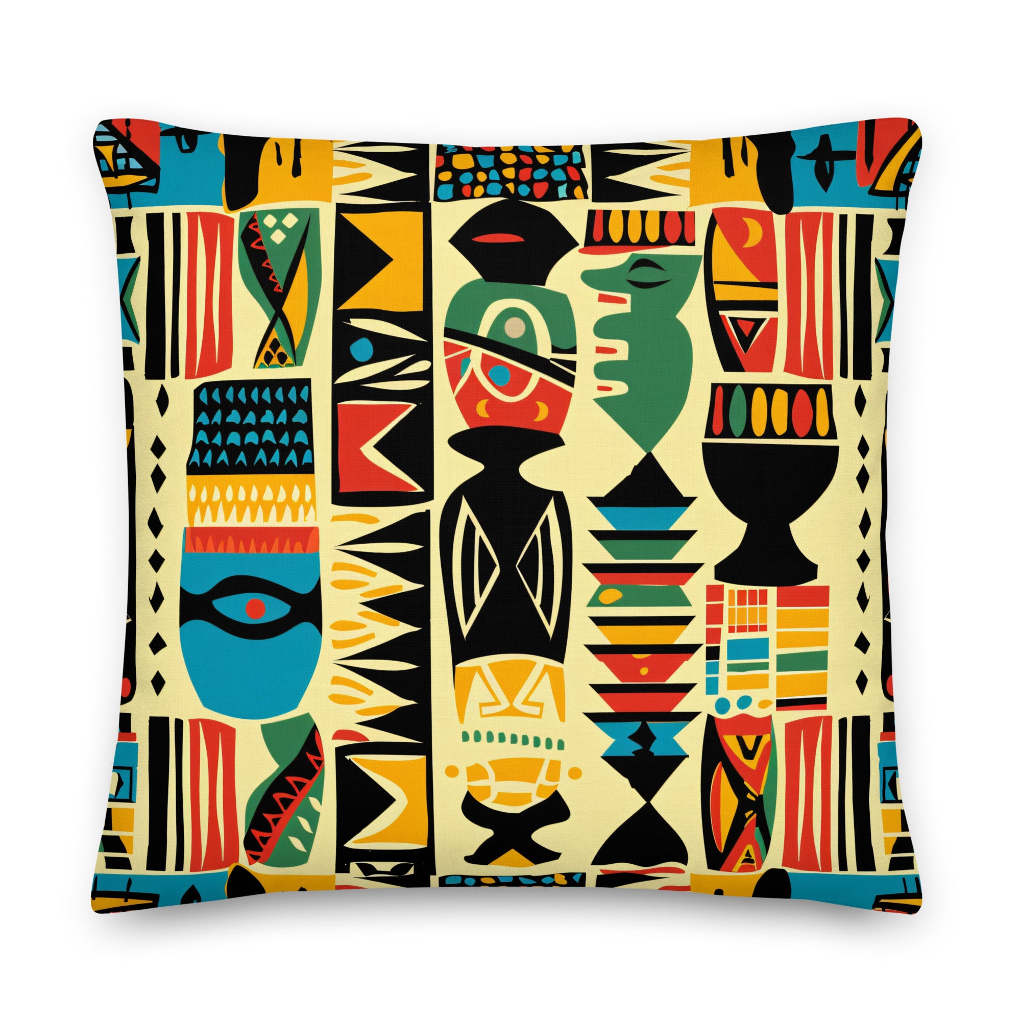 Premium Pillow-African tribal Arts VIII