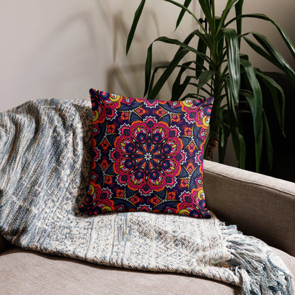 Premium Pillow Case- Boho festival mandala VI