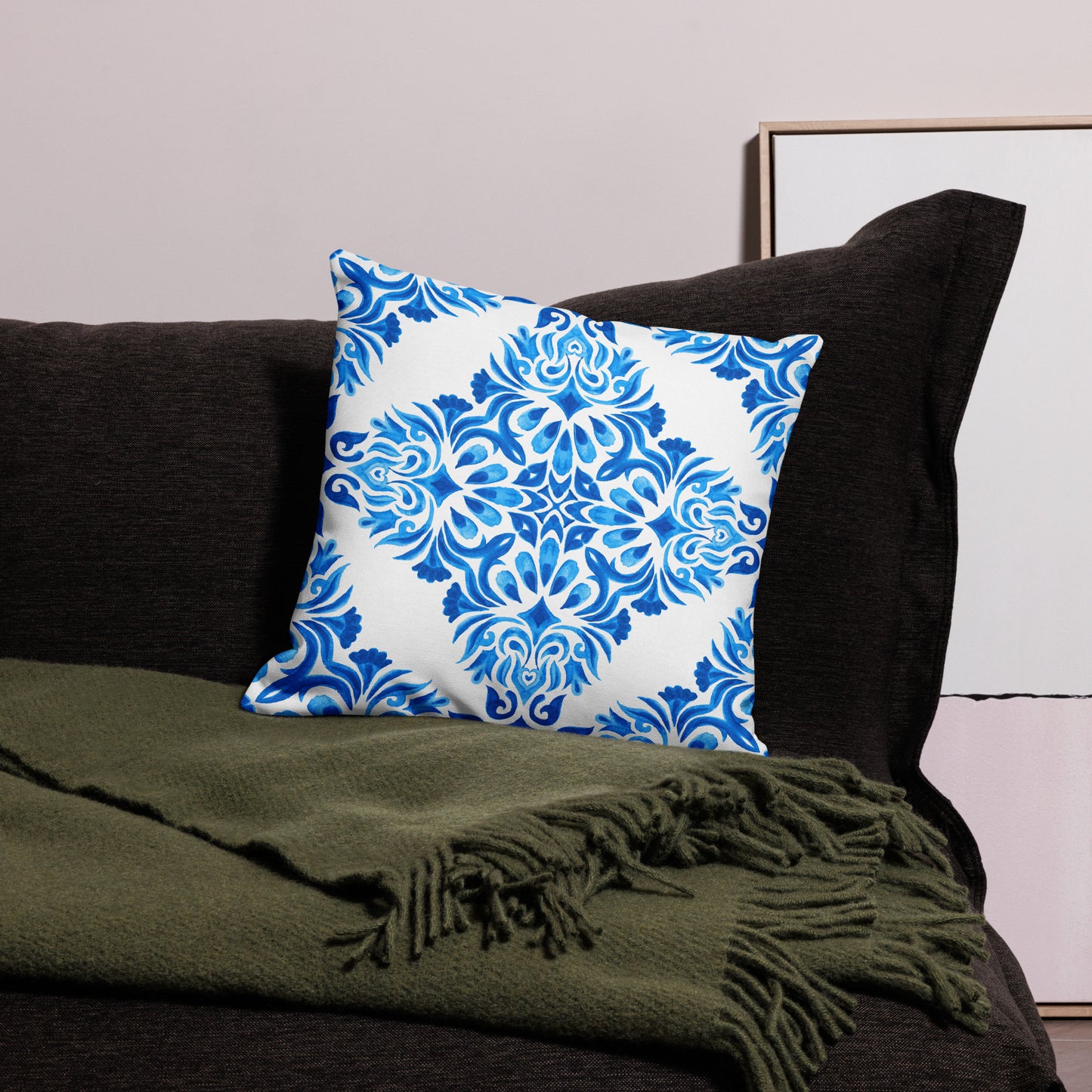 Premium Pillow Case- MAJOLICA III