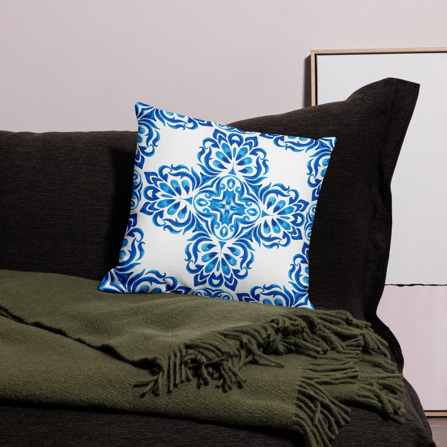 Premium Pillow Case- MAJOLICA VIII