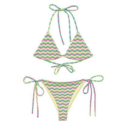String bikini Zig Zag Stripes