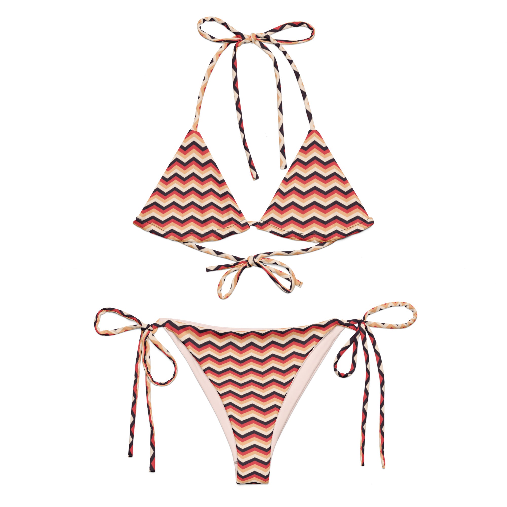 string bikini Zig Zag Stripes