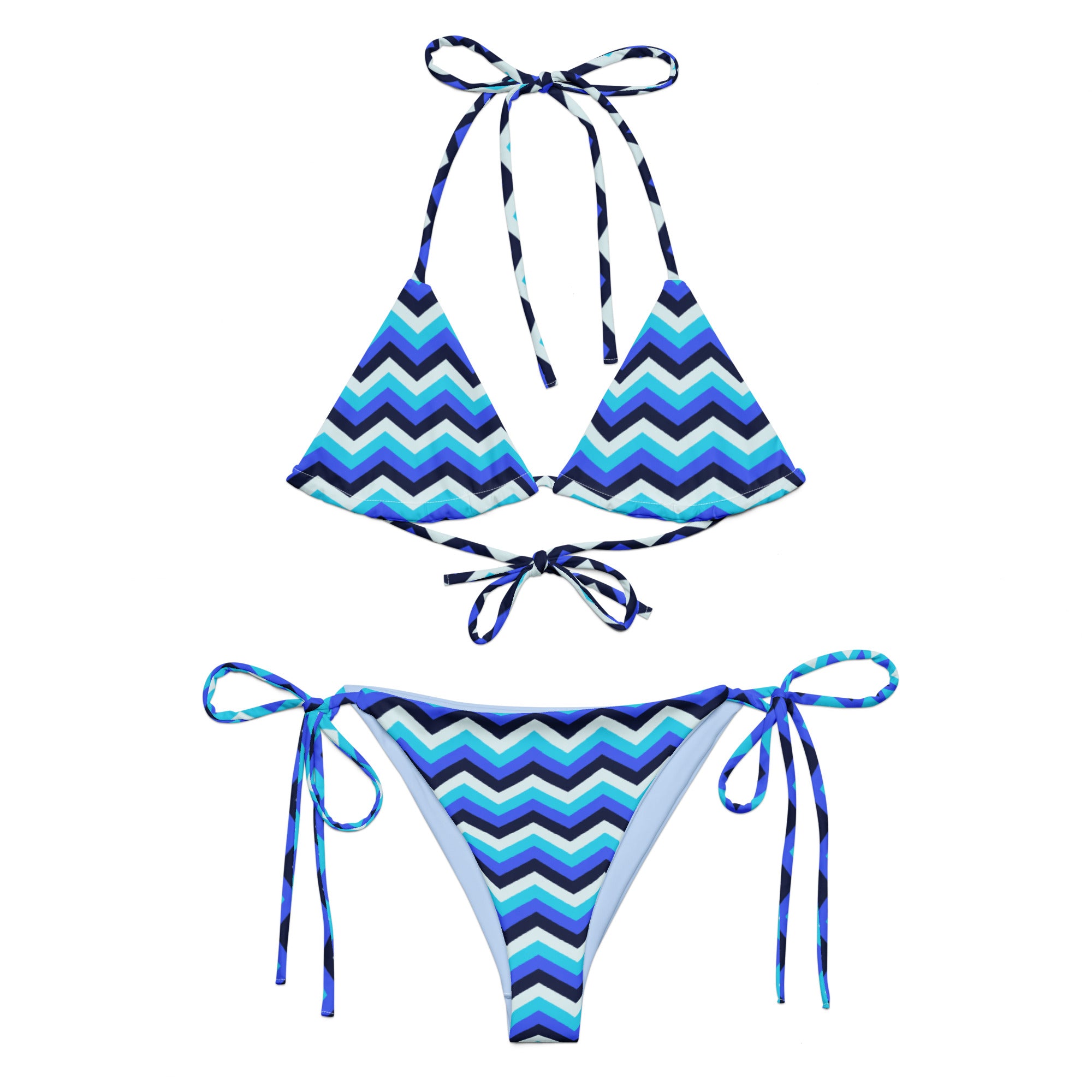 string bikini Zig Zag Stripes