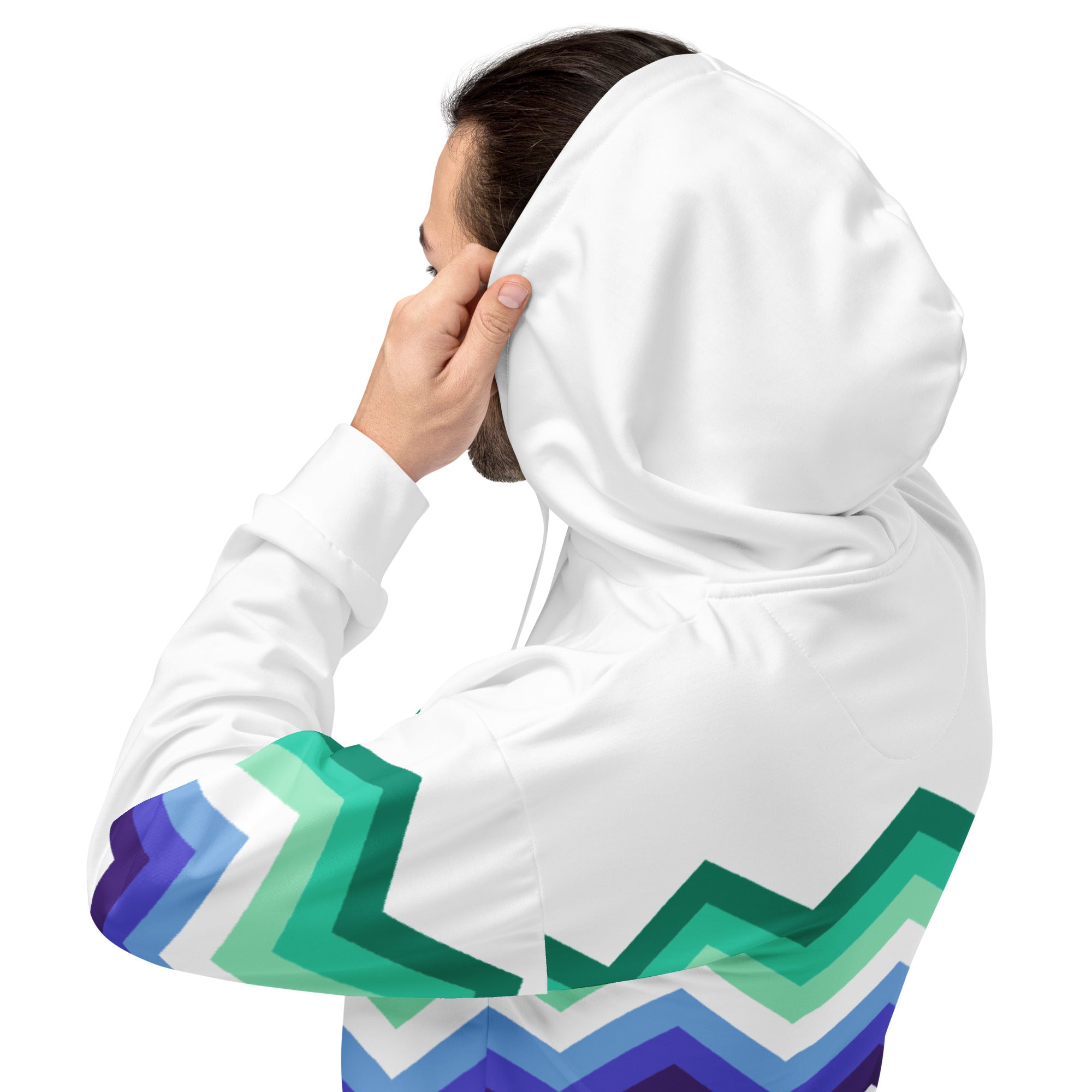 Unisex Hoodie-Gaymen Zigzag Pattern