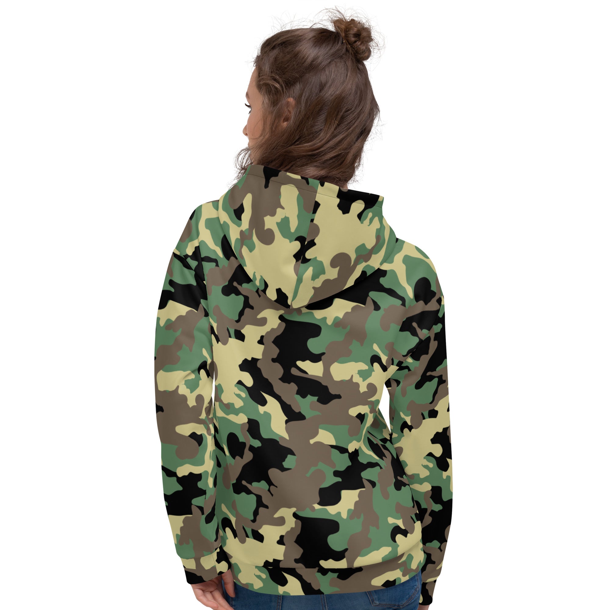 Unisex Hoodie- Jungle Camo