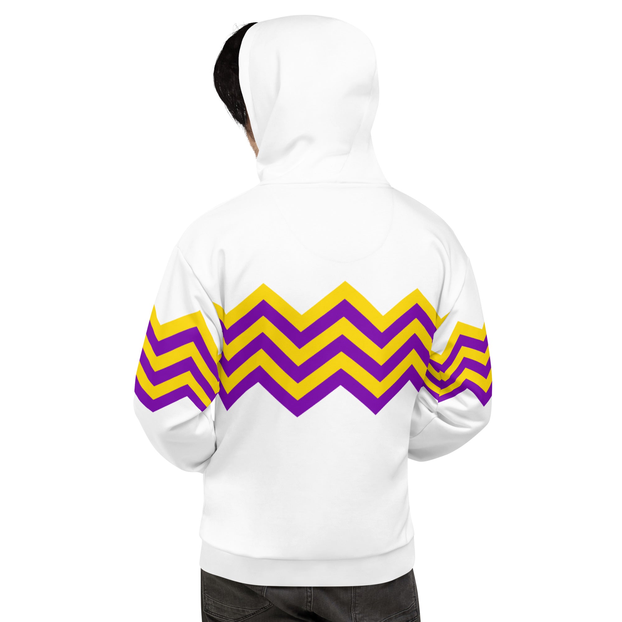 Unisex Hoodie-Intersex Zigzag Pattern