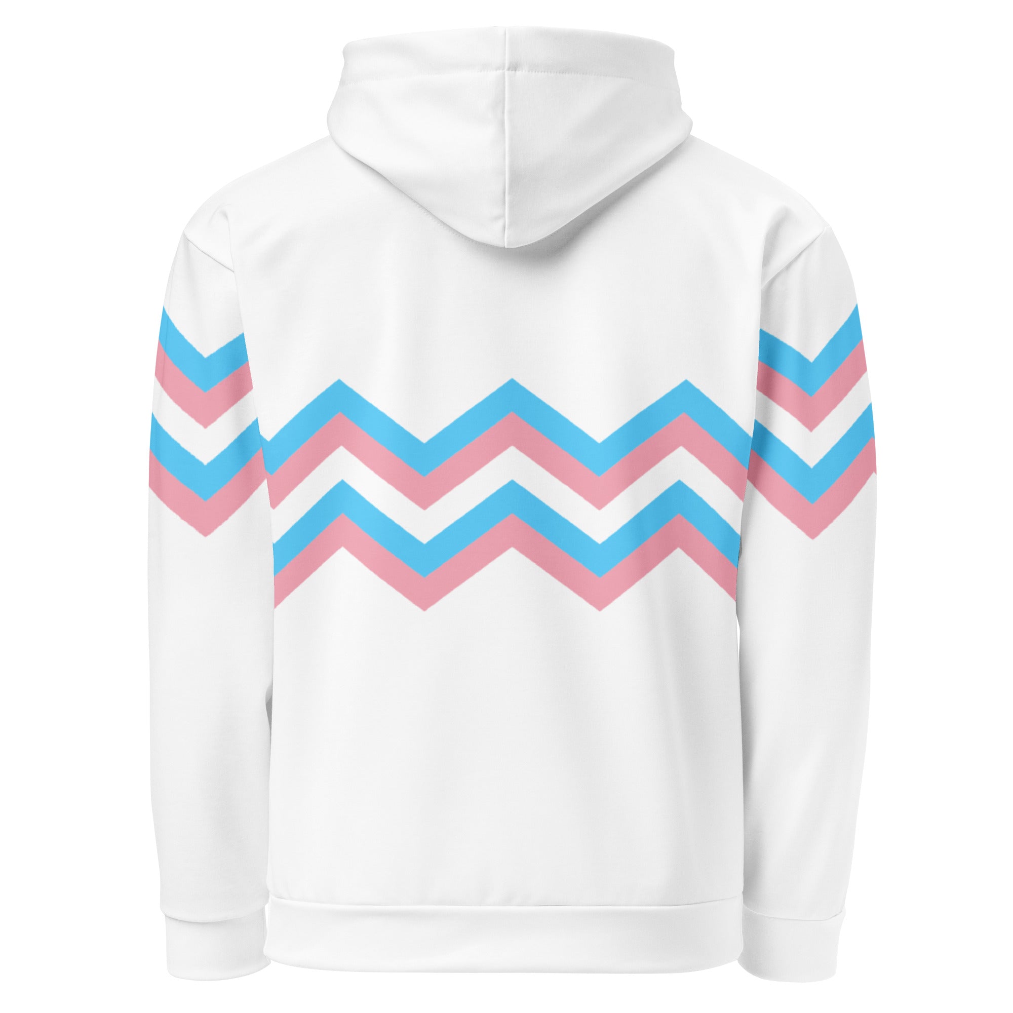 Unisex Hoodie-Transgender Zigzag Pattern