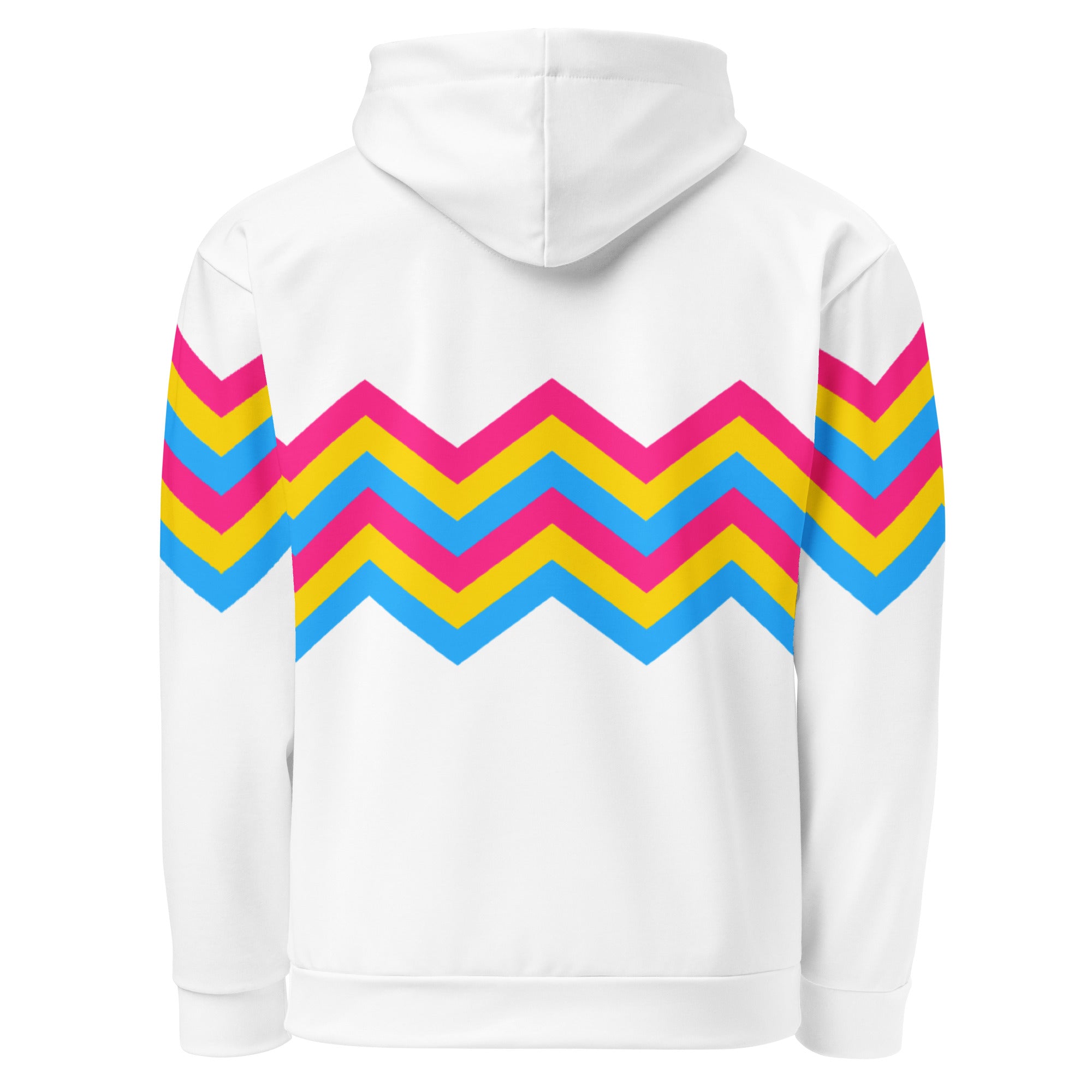 Unisex Hoodie-Pansexual Zigzag Pattern