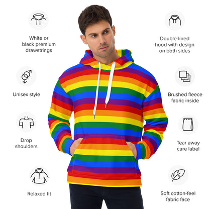 Unisex Hoodie- Rainbow