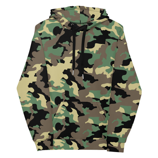 Unisex Hoodie- Jungle Camo