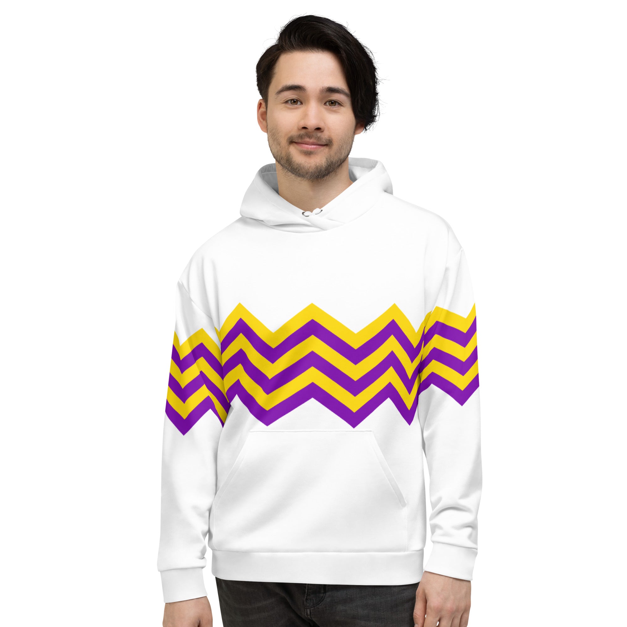 Unisex Hoodie-Intersex Zigzag Pattern