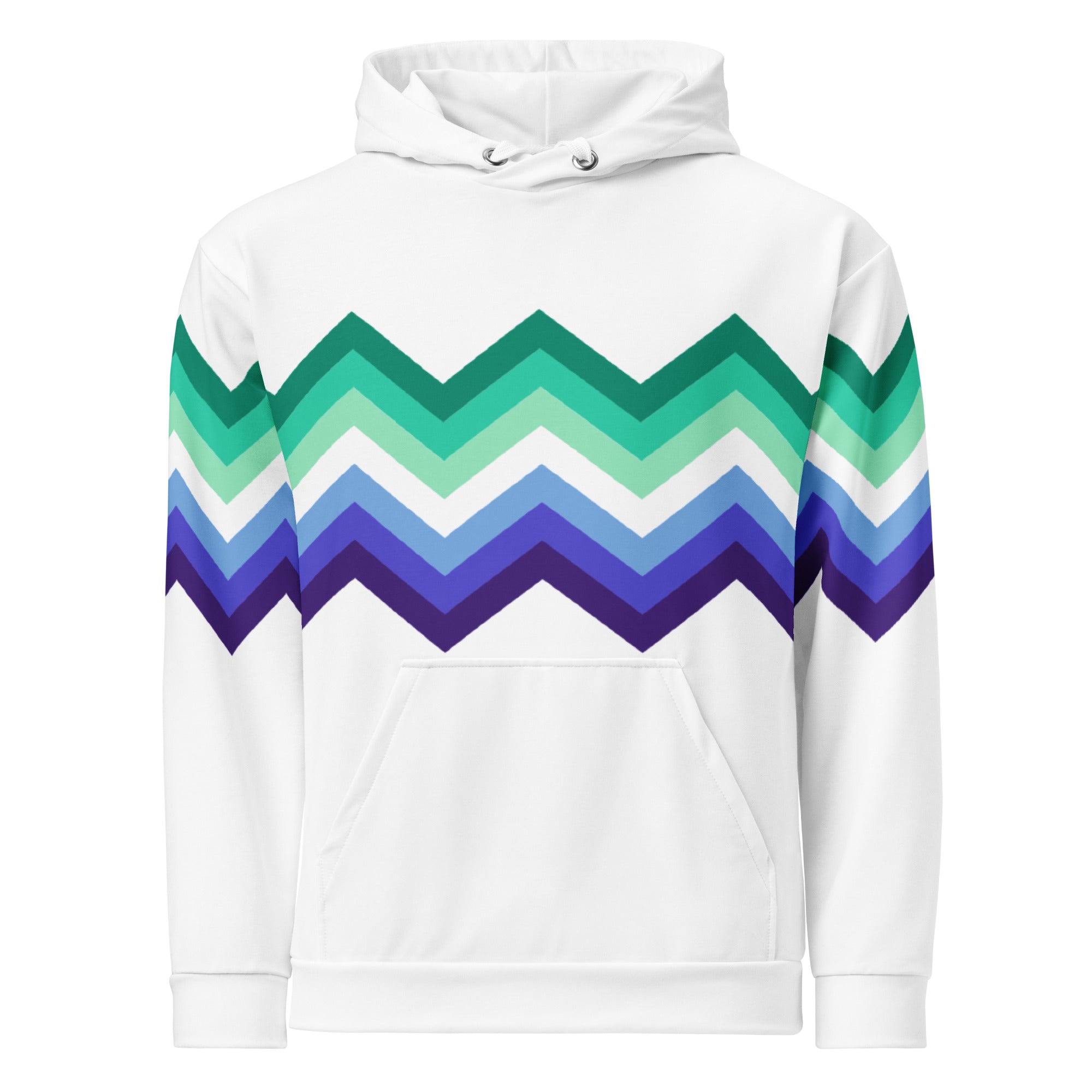 Unisex Hoodie-Gaymen Zigzag Pattern