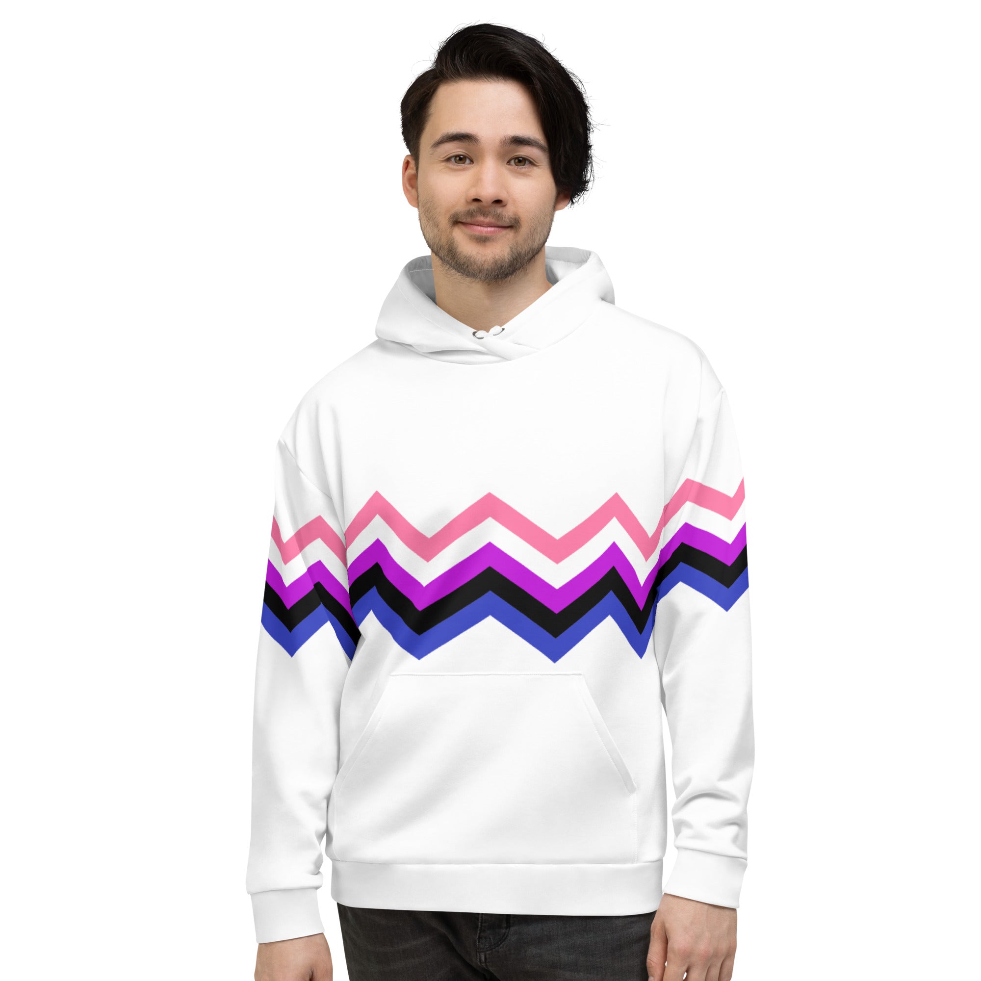 Unisex -Genderfluid Zigzag Pattern