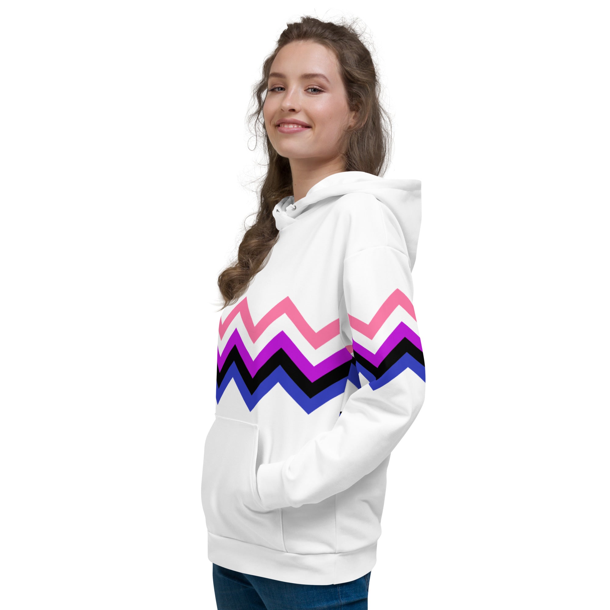 Unisex -Genderfluid Zigzag Pattern