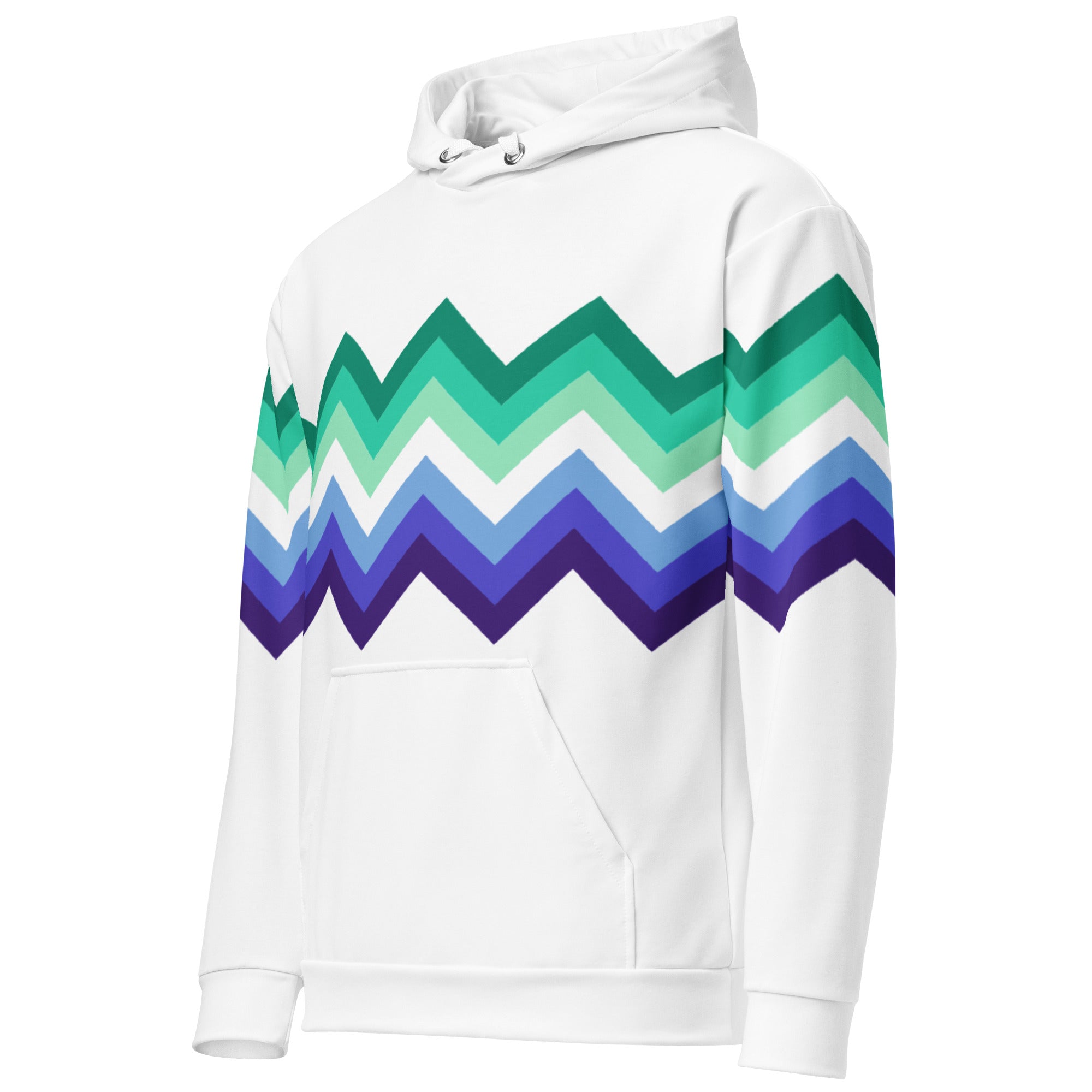 Unisex Hoodie-Gaymen Zigzag Pattern