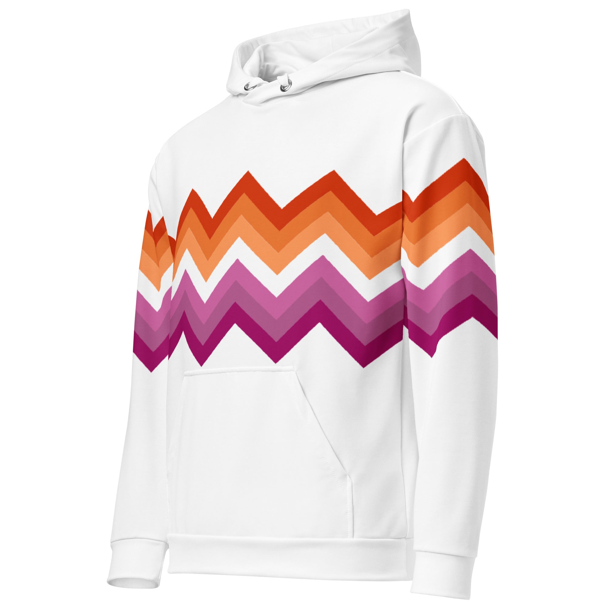 Unisex Hoodie-Lesbian Zigzag Pattern