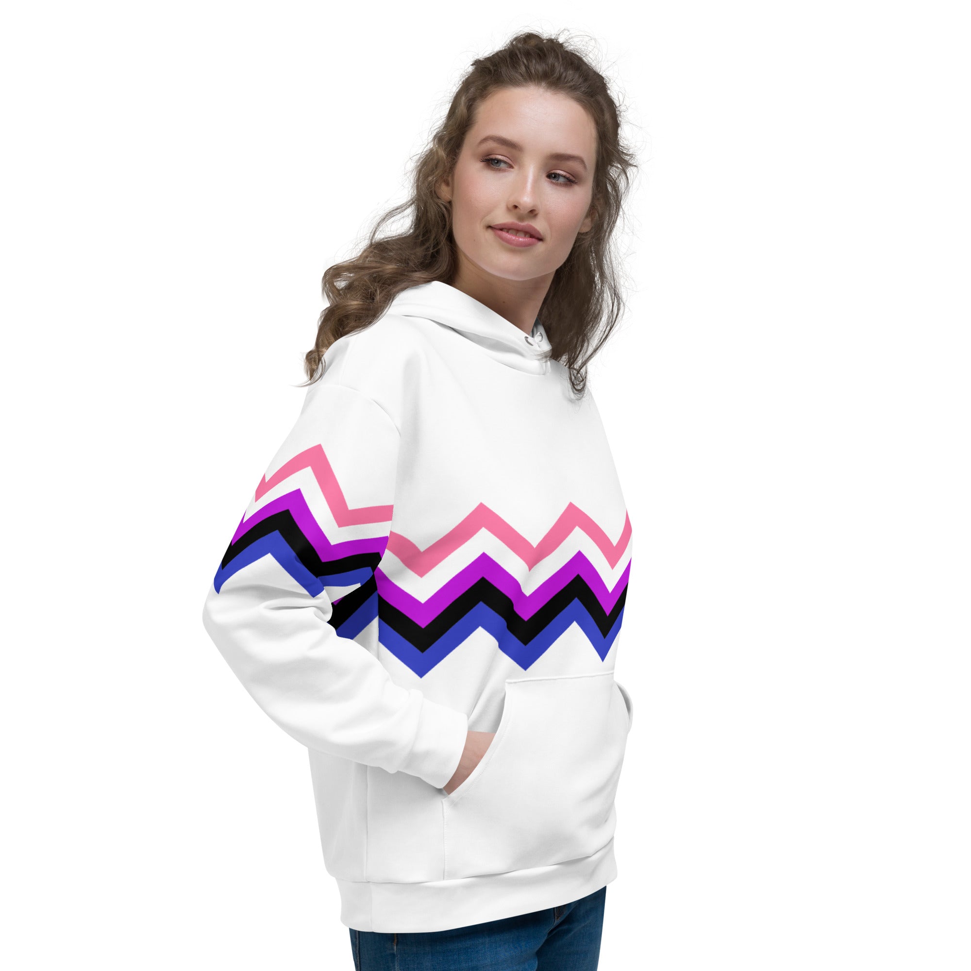 Unisex -Genderfluid Zigzag Pattern