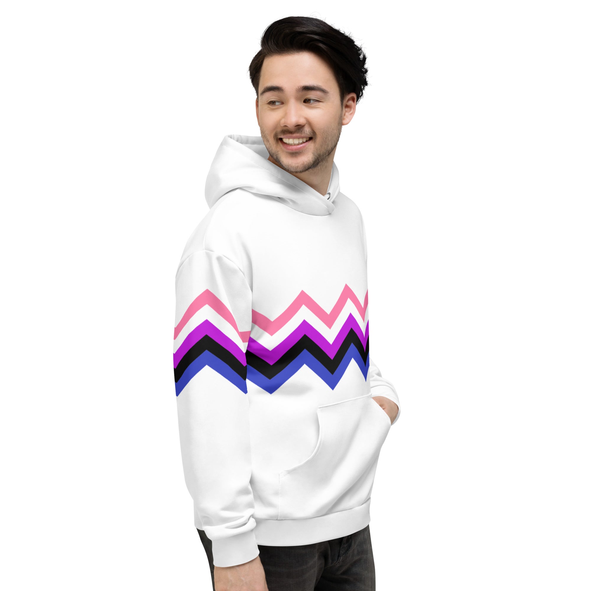 Unisex -Genderfluid Zigzag Pattern