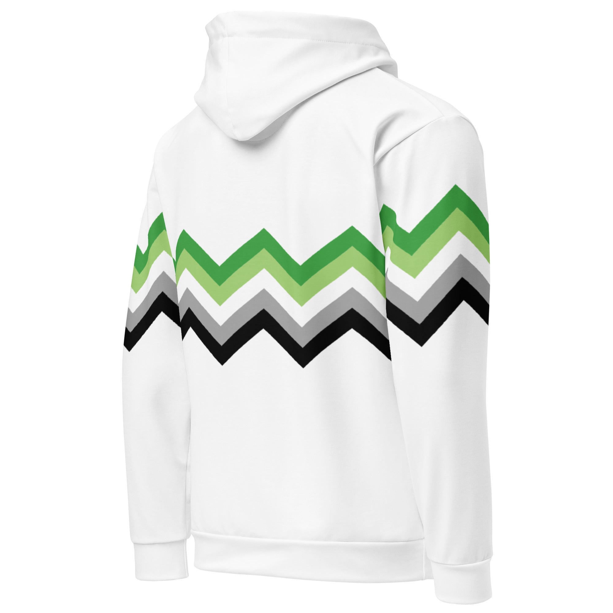 Unisex Hoodie-Aromantic Zigzag Pattern