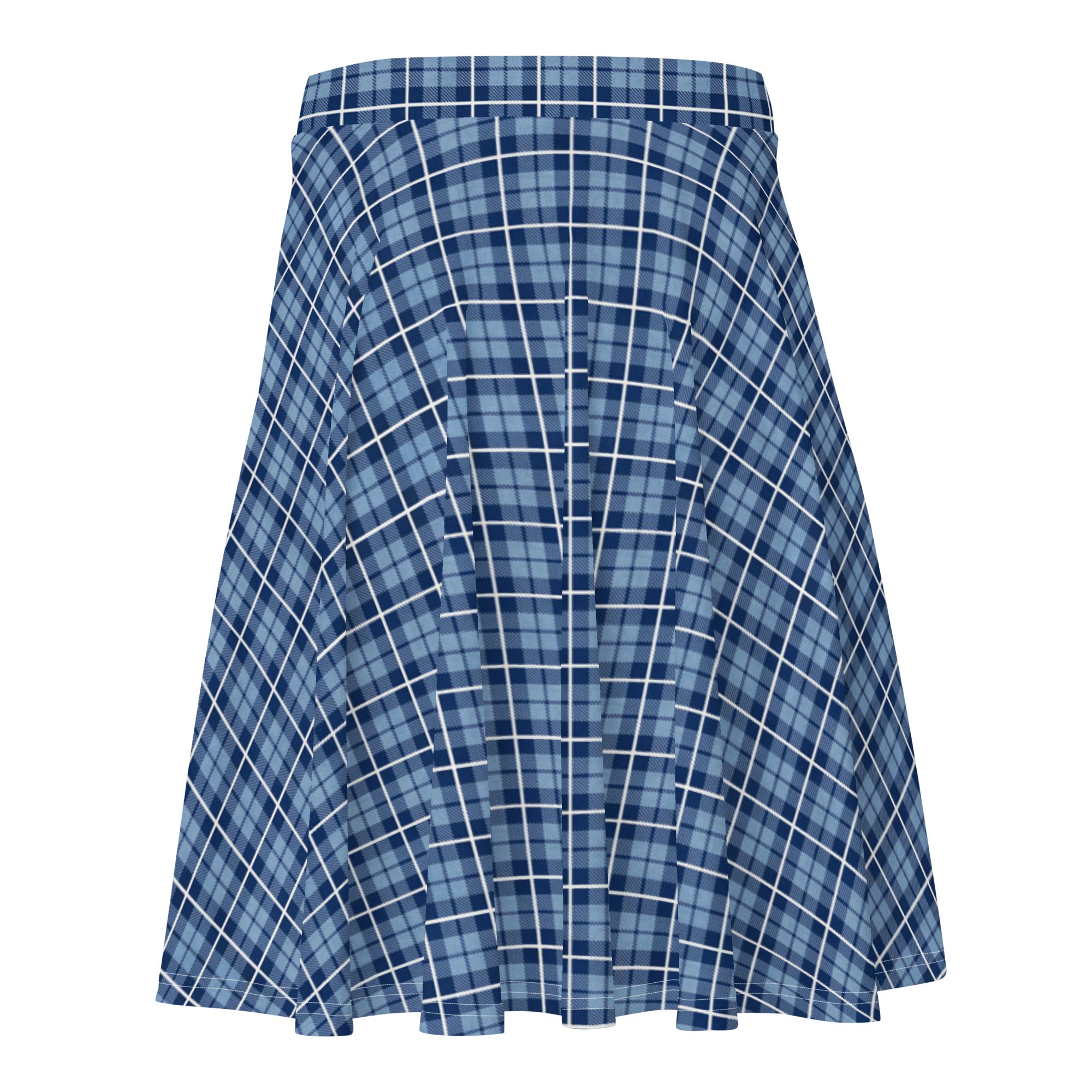 Skater Skirt-Tartan Light Blue