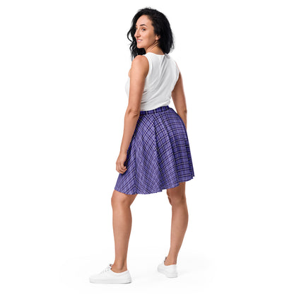 Skater Skirt- Tartan Purple