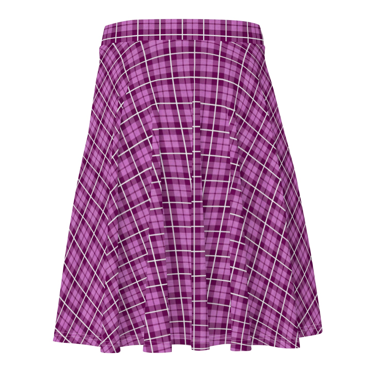 Skater Skirt- Tartan Dark Pink