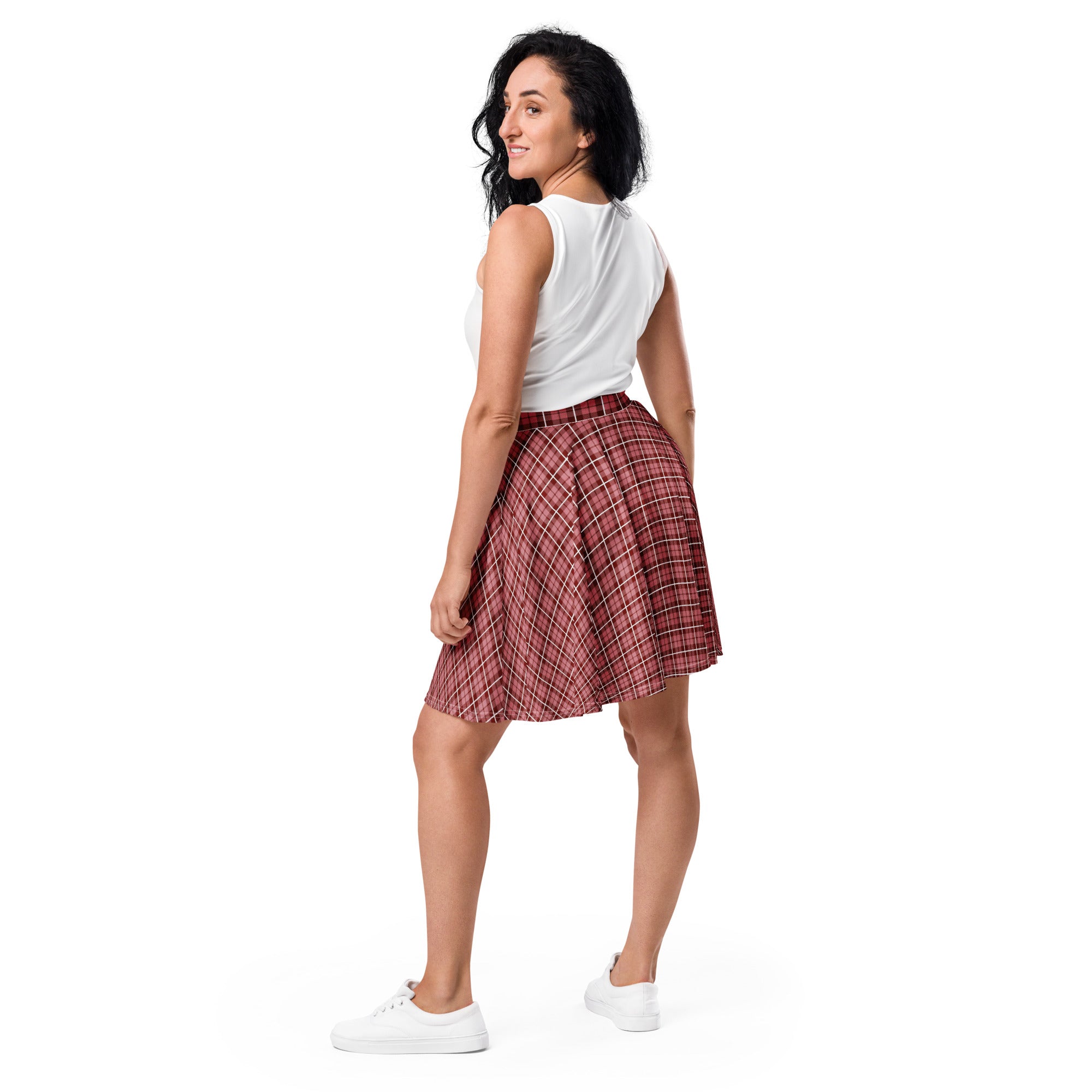 Skater Skirt- Tartan Brown