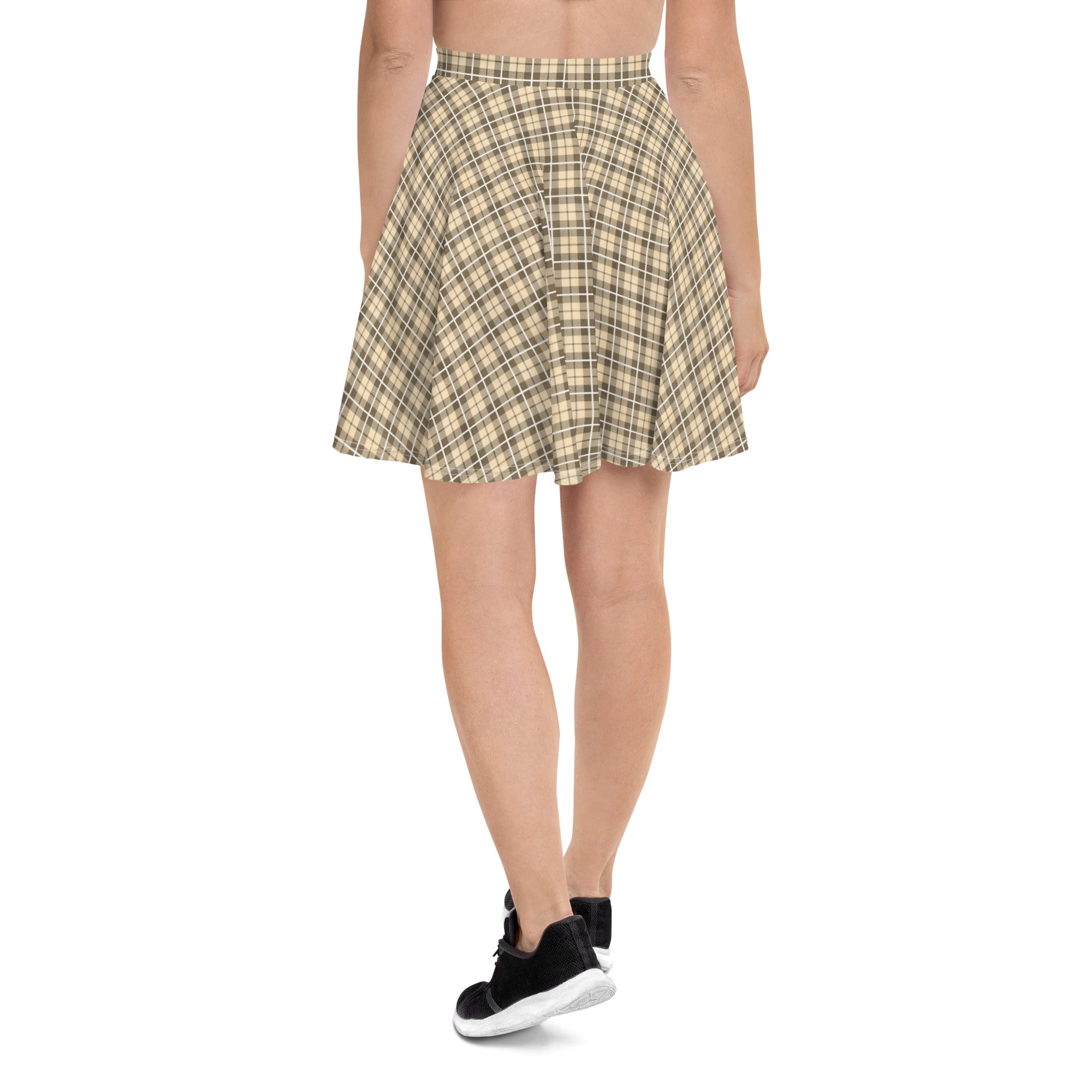 Skater Skirt- Tartan Yellow