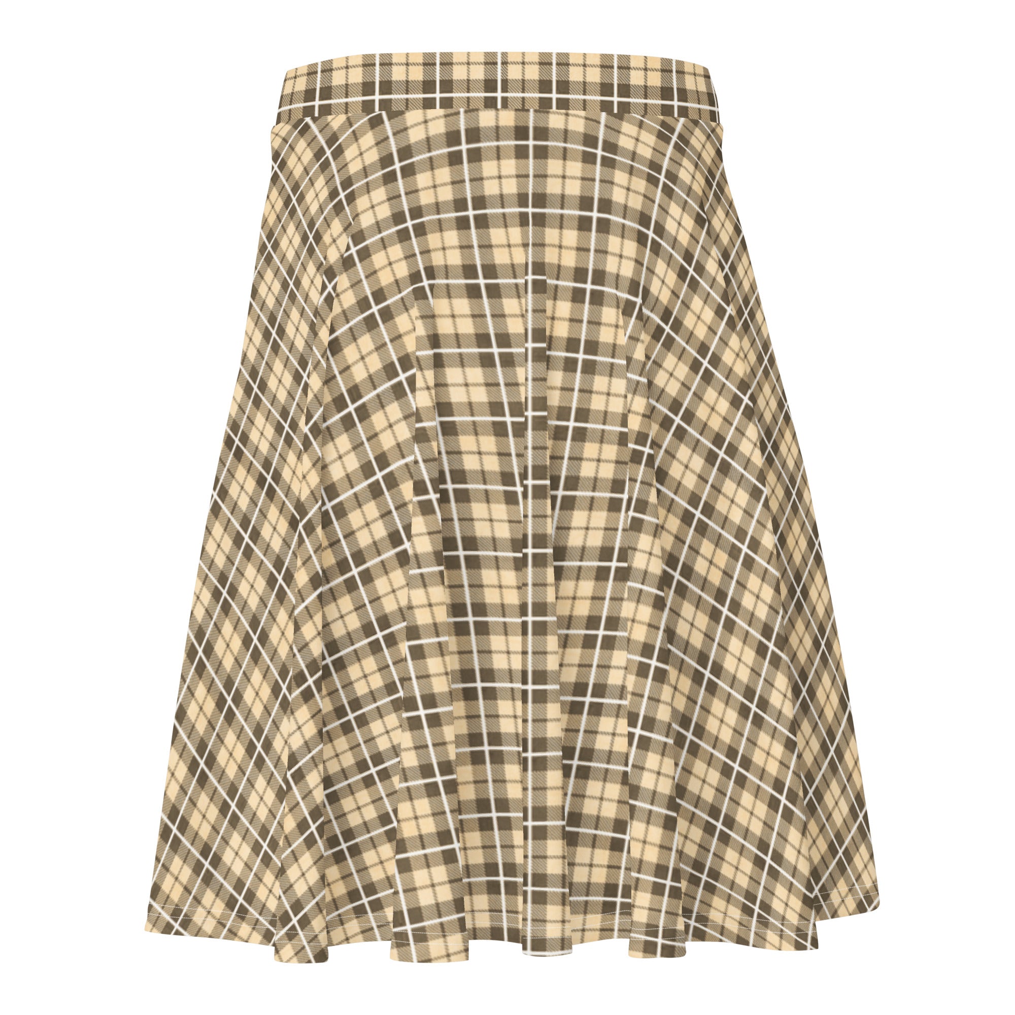 Skater Skirt- Tartan Yellow