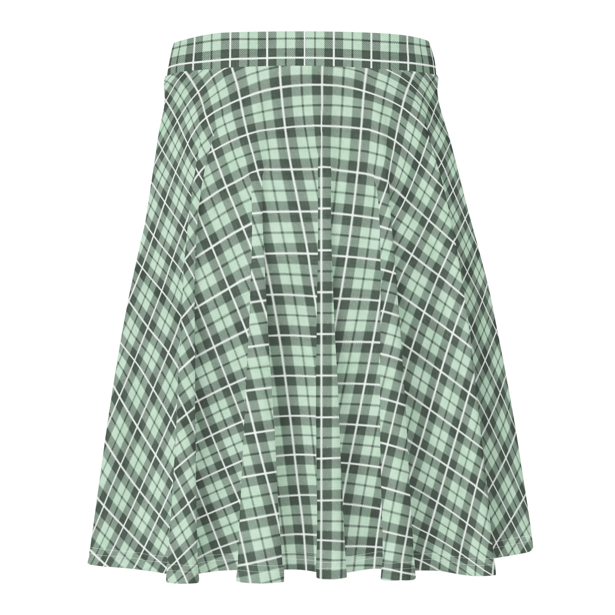 Skater Skirt- Tartan Light Green