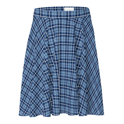Skater Skirt-Tartan Light Blue