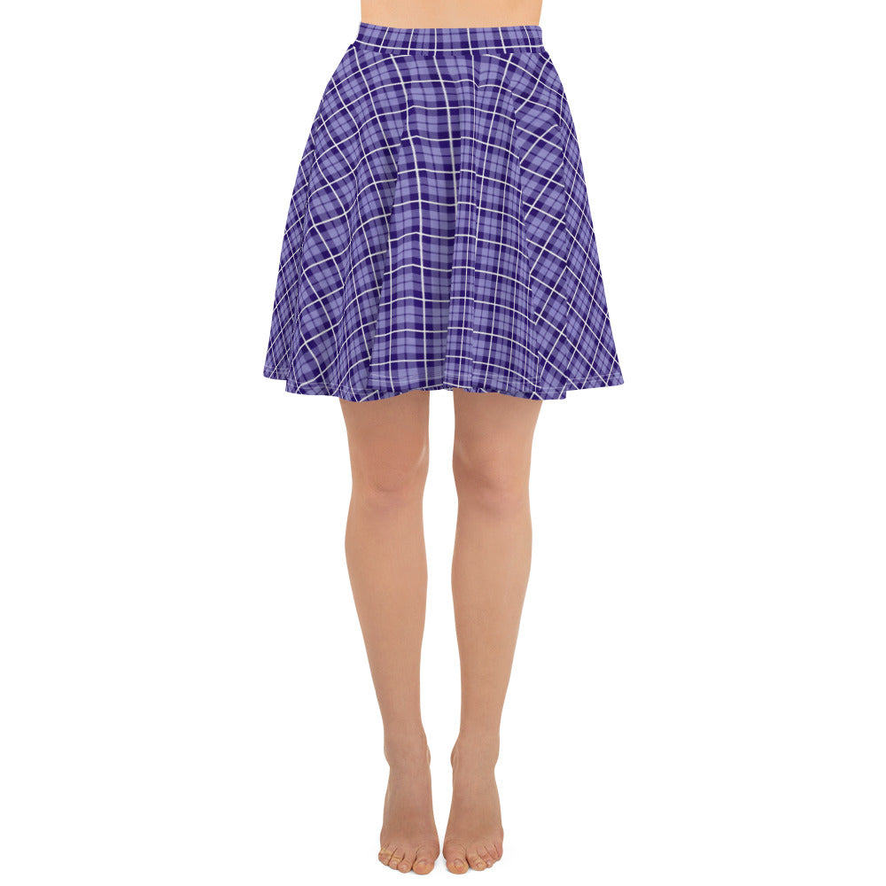 Skater Skirt- Tartan Purple