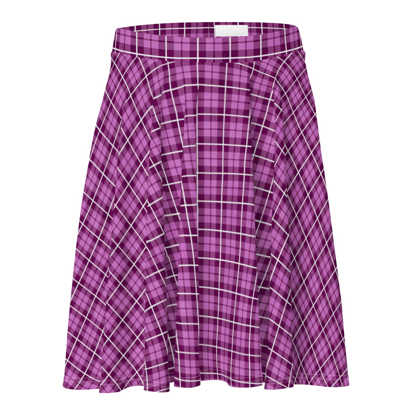 Skater Skirt- Tartan Dark Pink