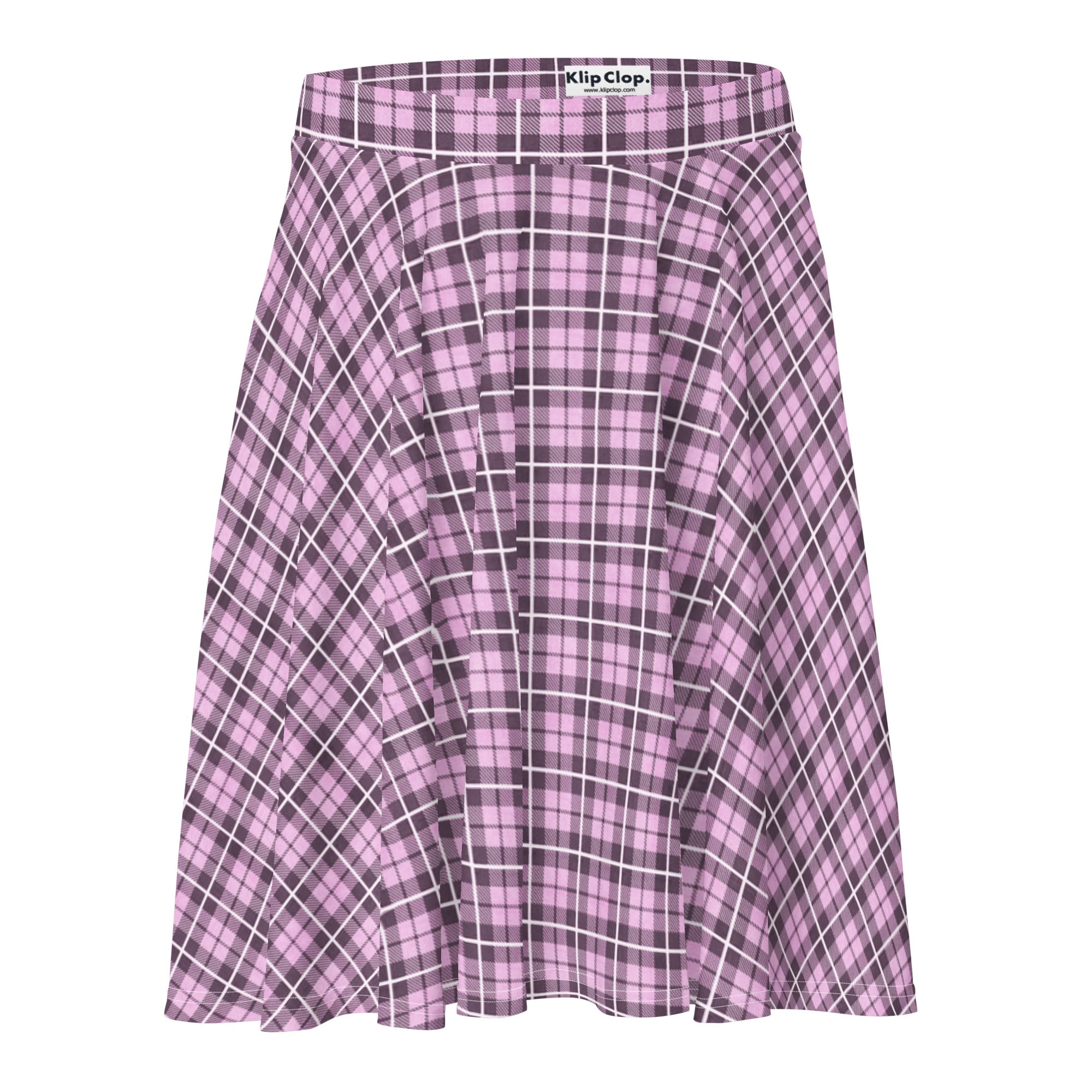 Skater Skirt- Tartan Pink