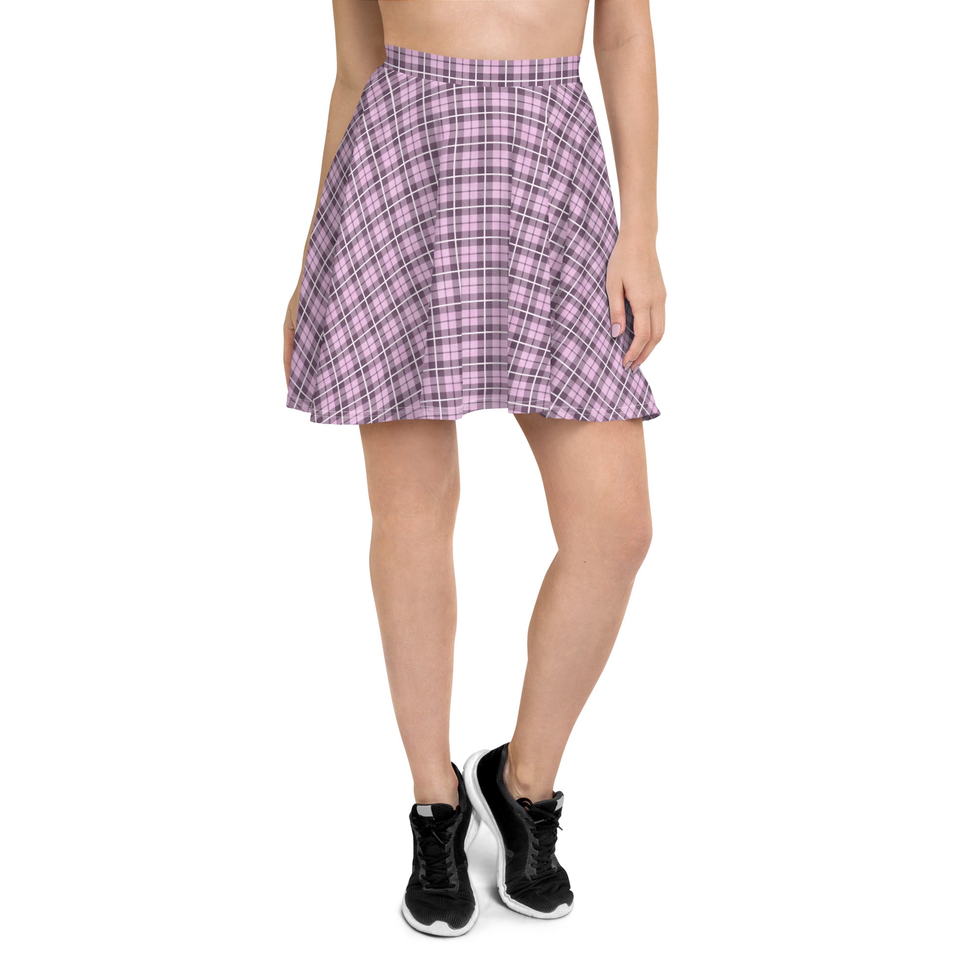 Skater Skirt- Tartan Pink