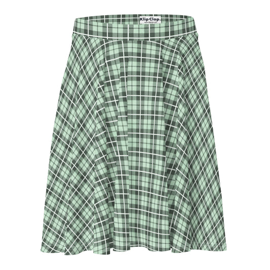 Skater Skirt- Tartan Light Green