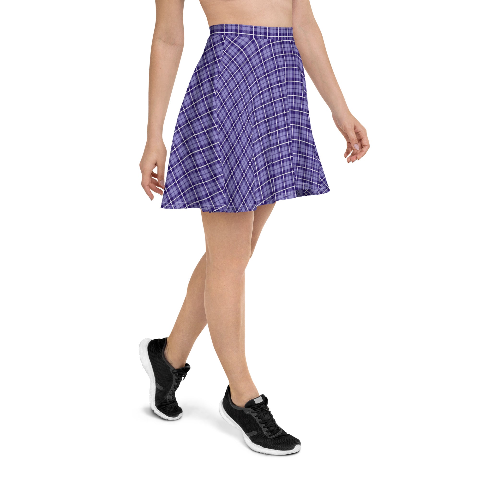 Skater Skirt- Tartan Purple