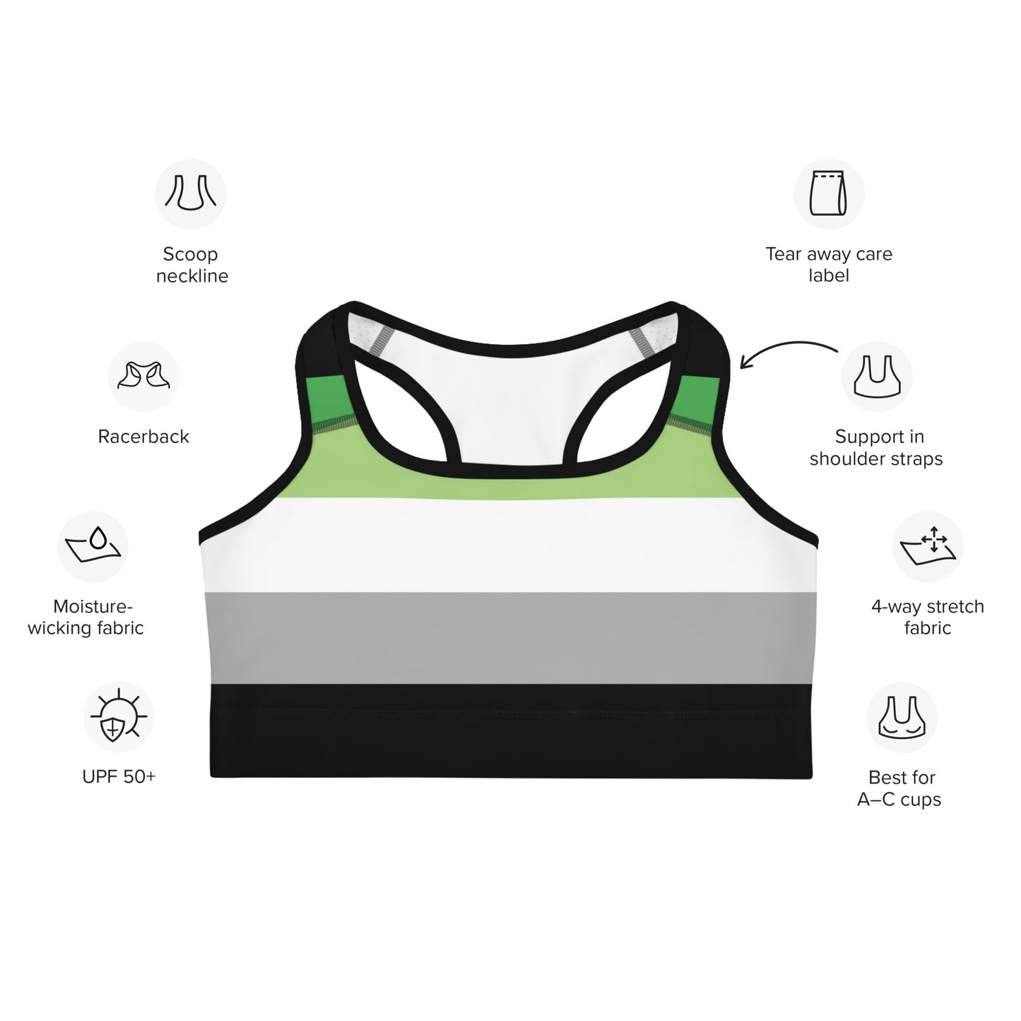 Sports bra- Aromantic