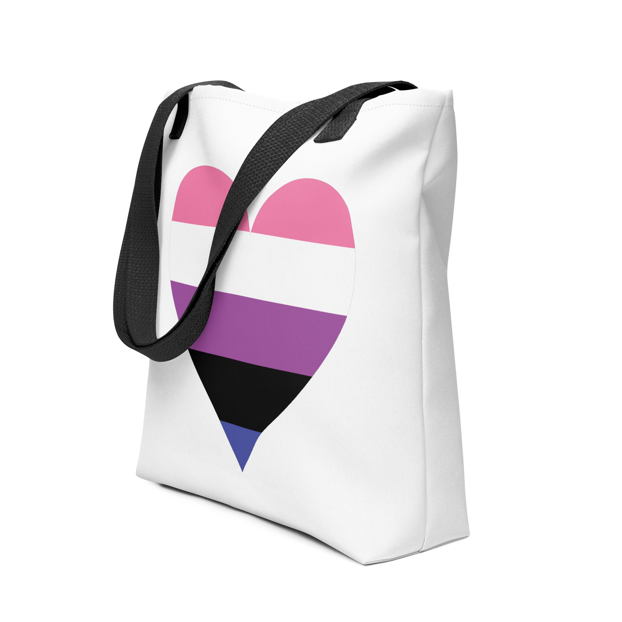 Tote bag- Genderfluid Heart