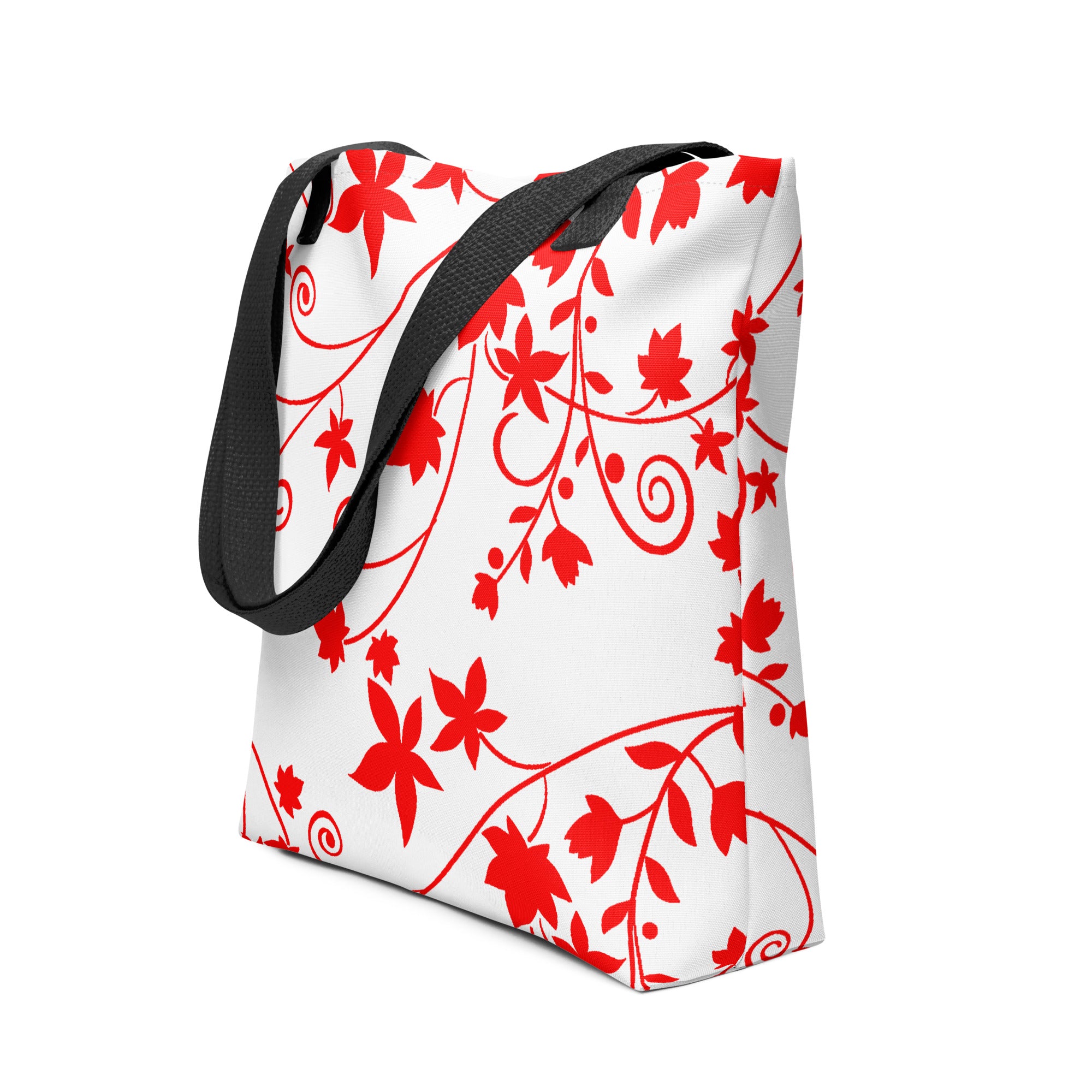 Tote bag-Floral Swirls II