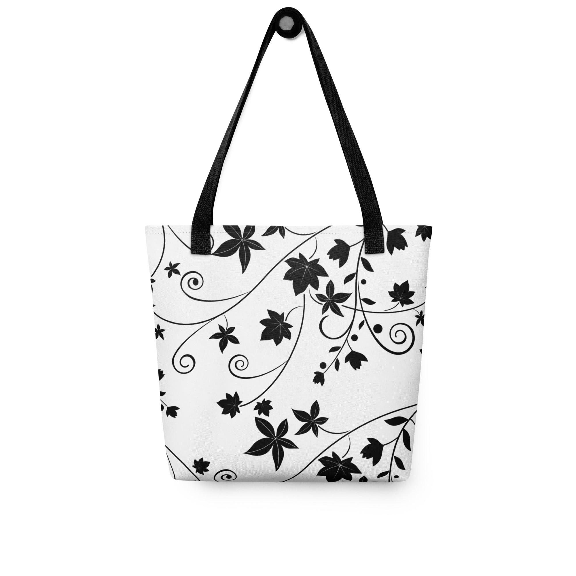 Tote bag-Floral Swirls III