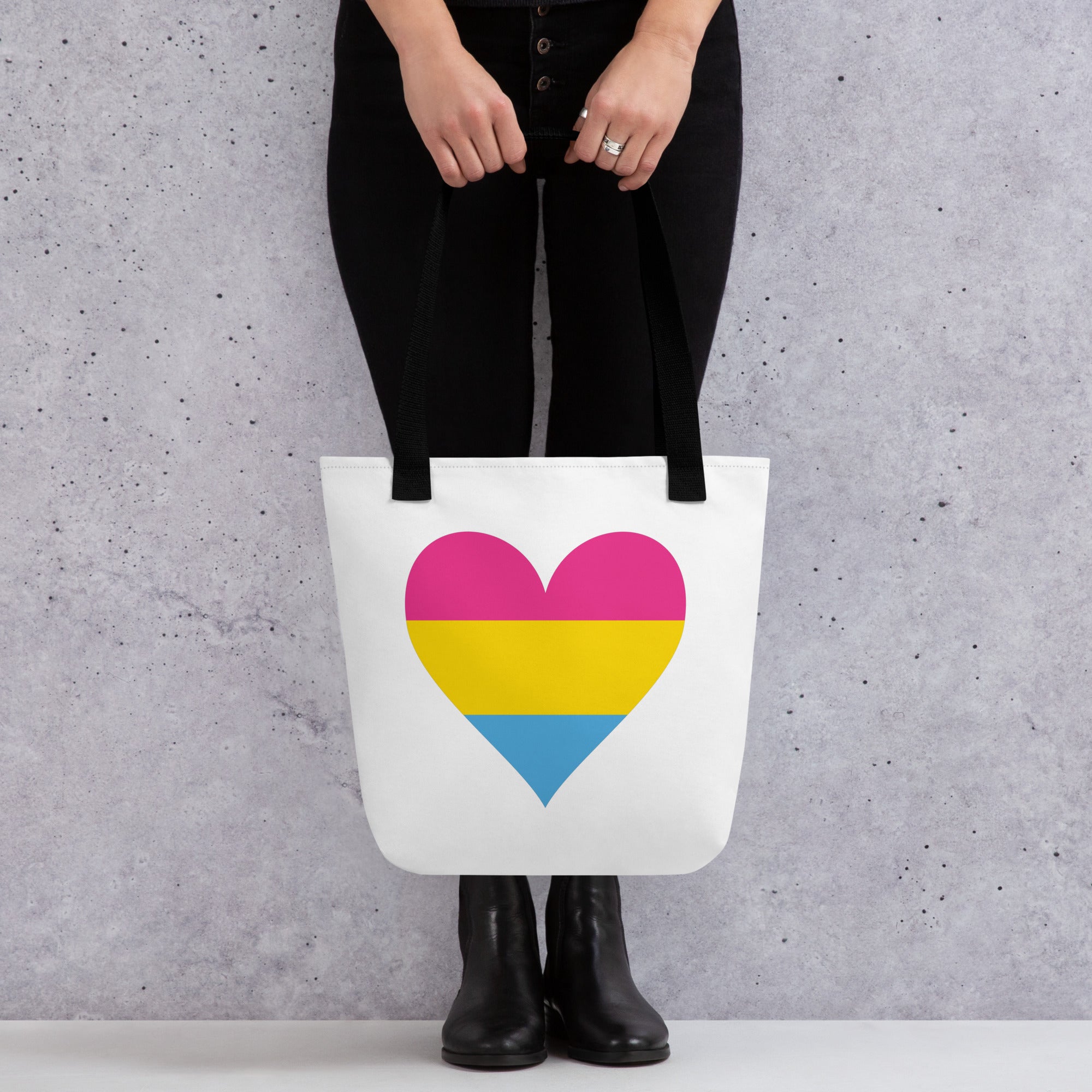 Tote bag- Pansexual Heart