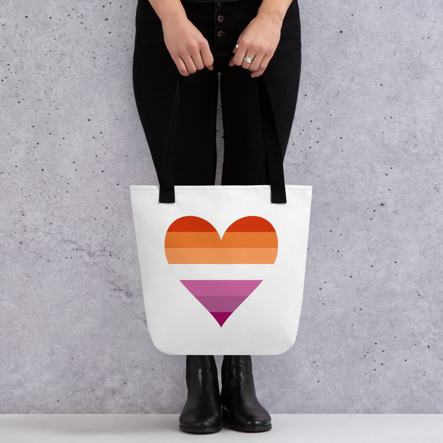 Tote bag- Lesbian Heart
