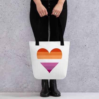 Tote bag- Lesbian Heart