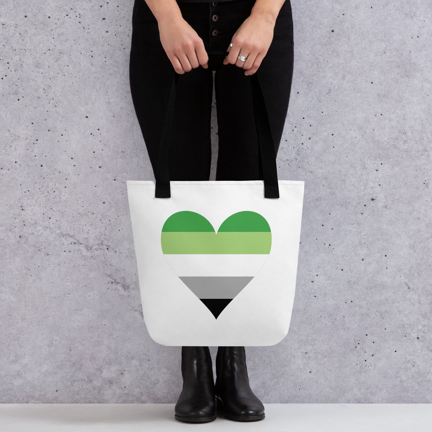 Tote bag- Aromantic Heart