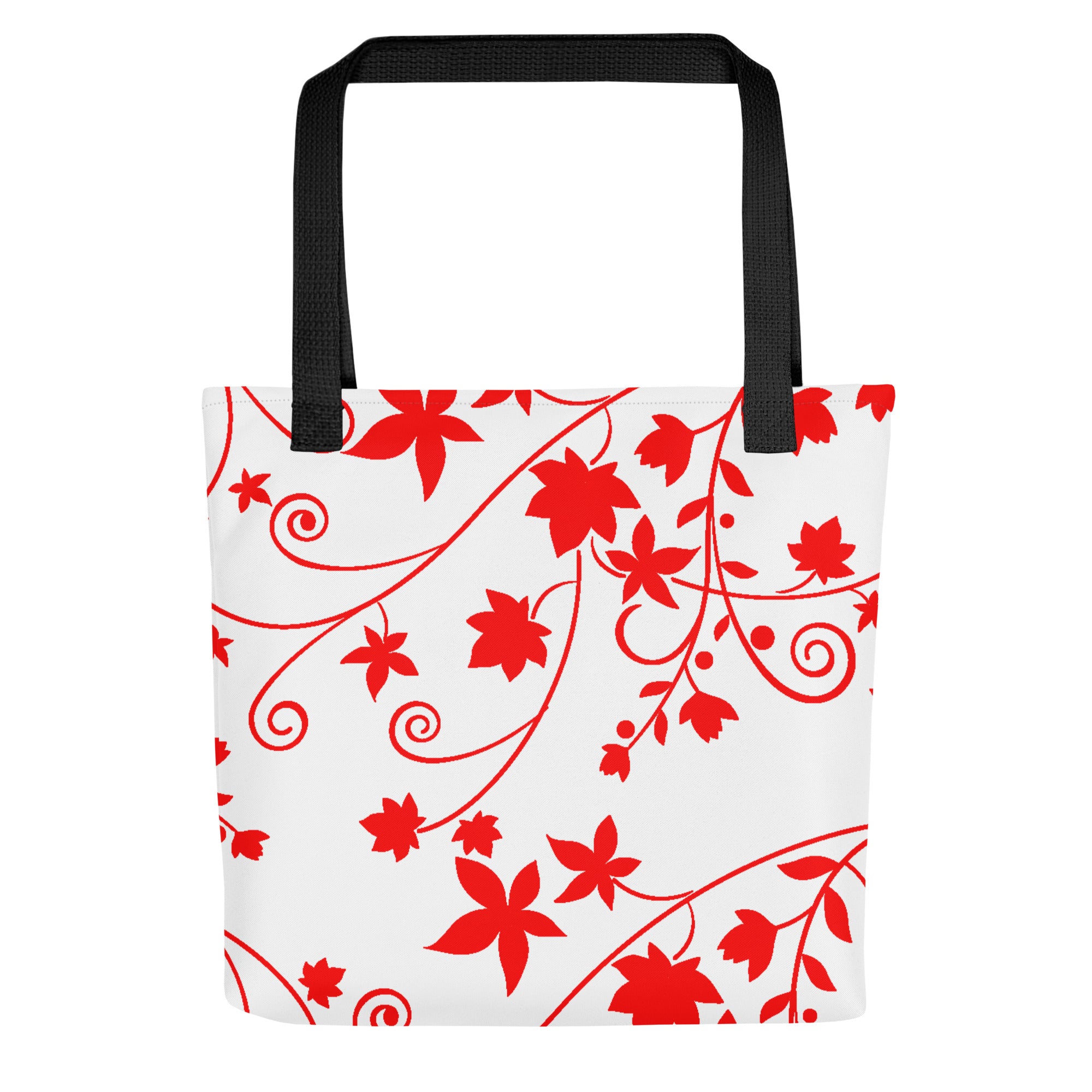 Tote bag-Floral Swirls II